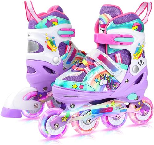 Equivera Rolschaatsen Meisjes - Skeelers Meisjes - Rolschaatsen Kinderen - Cadeautip voor uw kind!