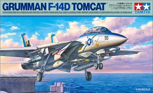 1:48 Tamiya 61118 Grumman F-14D Tomcat Plastic Modelbouwpakket