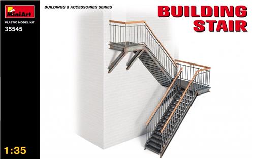 Miniart - Building Stair (Min35545) - modelbouwsets, hobbybouwspeelgoed voor kinderen, modelverf en accessoires