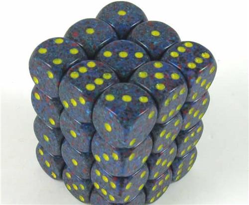 Chessex CHX25966 Speckled Twilight D6 12mm Dice Set (36 pcs)