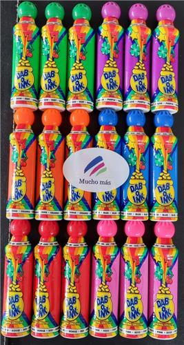 Dab O Ink voordeelbox dabber, depper, stempelstift, bingostift in 6 verschillende kleuren, via Mucho Mas