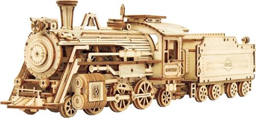Modern 3D Wooden Puzzel Prime Steam Express MC501|Locomotief