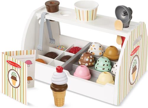 Melissa & Doug Houten ijscorner Scheppen en serveren