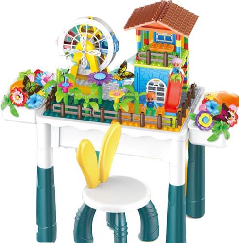 JMKA - montessori speelgoed- speeltafel - Bouwtafel-Educatief-Speelgoed- Zandtafel- Activiteiten tafel- 4 IN 1 SPEELTAFEL - 154 DELIG - speeltafel - activiteiten tafel - kindertafel - zandtafel - watertafel speelgoed - bouwstenen - blokkentafel -