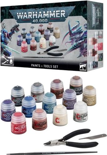 Warhammer 40K Paints + Tools Set - 60-12