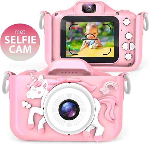 Digitale Kindercamera met 32GB Geheugenkaart - Met Selfie Camera - Foto en Videofunctie - Kinderfototoestel - Speelgoedcamera