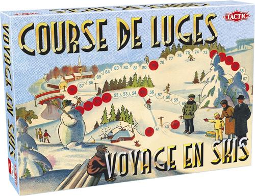 Retro Game: Sledge Race / Skiing Trip (FR)