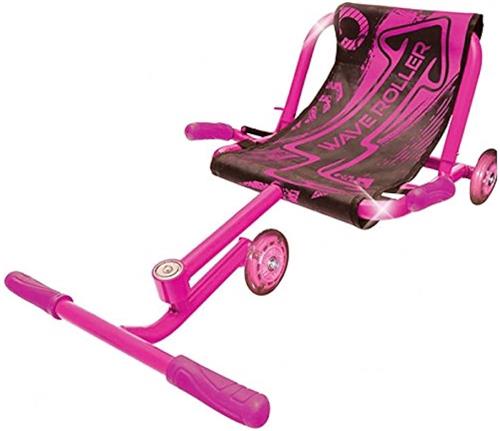 Roze-Waveroller- Skelter- Wave roller- Ezyroller-ligfiets-kart- skelter-buitenspeelgoed- ligfiets voor kinderen van Ca 3-14 jaar.