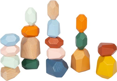 Balancerende blokjes - Stapel- en balansspel - stapelstenen - Stapeltoren - Bouw stenen - Houten blokken - Montessori onderwijs - Educatief - Leerzaam en leuk