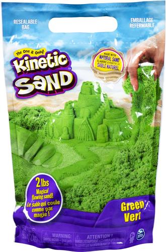 Kinetic Sand - speelzand om te mengen kneden en creëren - 907 g - Groen - Sensorisch speelgoed
