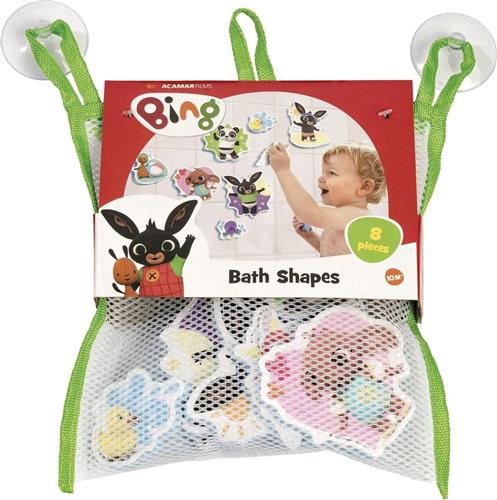 Bing badspeelgoed badfiguren, educatief speelgoed in opbergnetje - peuter kleuter speelgoed - Bambolino Toys