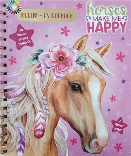 Miss Melody paarden water kleurboek - magisch water paardenkleurboek