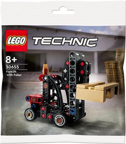 LEGO Technic 30655 - Heftruck met Pallet (polybag)