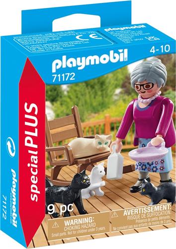 PLAYMOBIL Special Plus Oma met katten - 71172