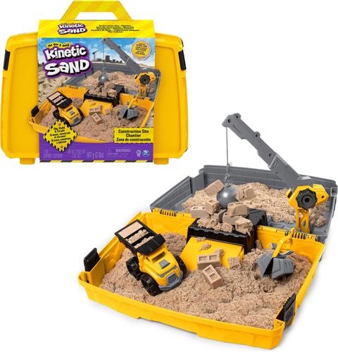 Kinetic Sand - Construction Folding Sandbox 907 g - Sensorisch speelgoed