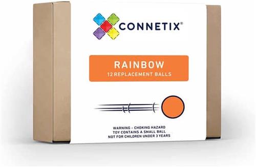 Connetix - 12 Reserve ballen voor Ball Run Rainbow