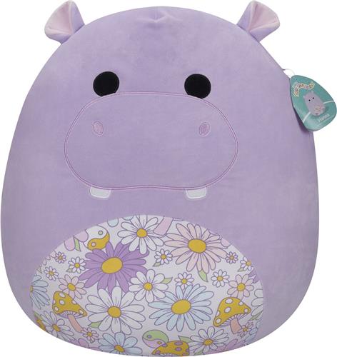 Squishmallows Hanna - Purple Hippo W/Floral Belly 50cm Plush