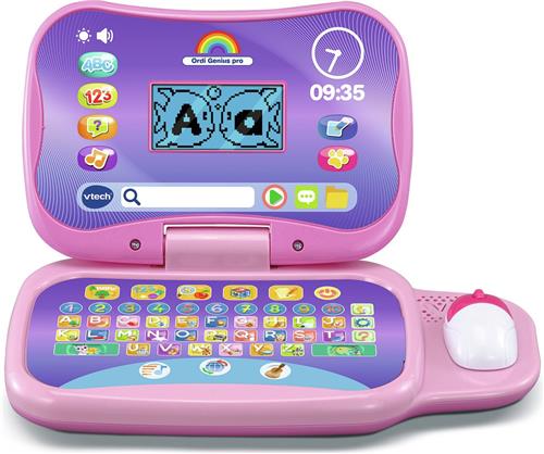 VTech Jouets Electroniques Educatifs ORDI GENIUS PRO ROSE