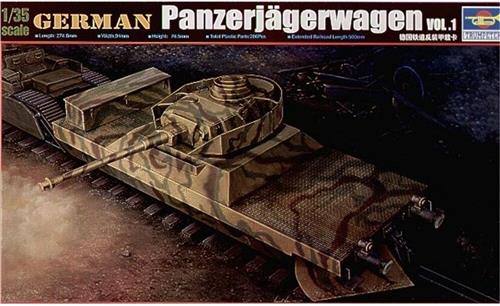 Trumpeter modelbouwkit 1:35 German Panzerjagerwagen vol.1