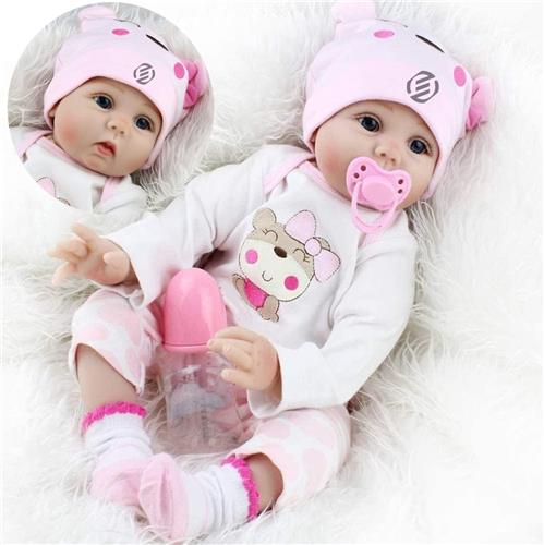 Equivera Reborn Baby Pop - Reborn - Reborn Poppen - Reborn Baby Pop Silicone - Reborn Doll - Reborn Dolls - Reborn Levensechte Pop - Reborn Doll Silicone Baby - Reborn Baby Poppen - Handgemaakt