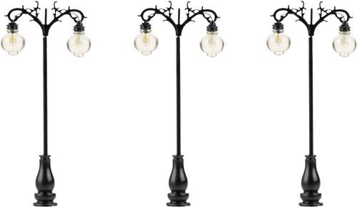 Faller H0 Bollamp (hangend) Dubbel Kant-en-klaar model 180115 3 stuk(s)