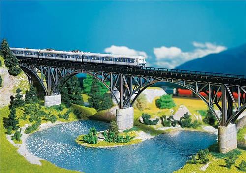 Faller - Boogliggerbrug - modelbouwsets, hobbybouwspeelgoed voor kinderen, modelverf en accessoires