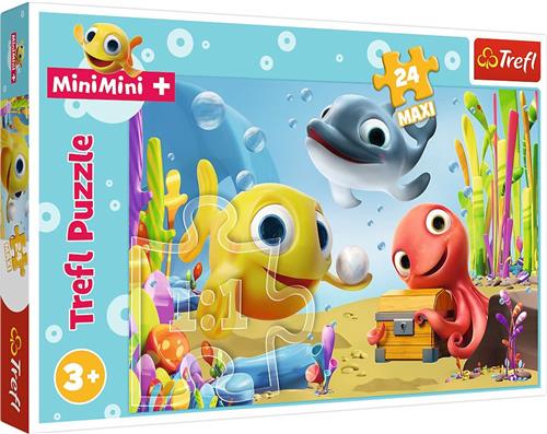 Trefl Trefl 24 Maxi - Happy Fish / Canal + MiniMini Fish.