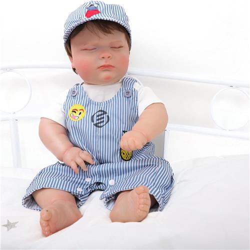Equivera Reborn Baby Pop - Reborn - Reborn Poppen - Reborn Baby Pop Silicone - Reborn Doll - Reborn Dolls - Reborn Levensechte Pop - Reborn Doll Silicone Baby - Reborn Baby Poppen - Handgemaakt