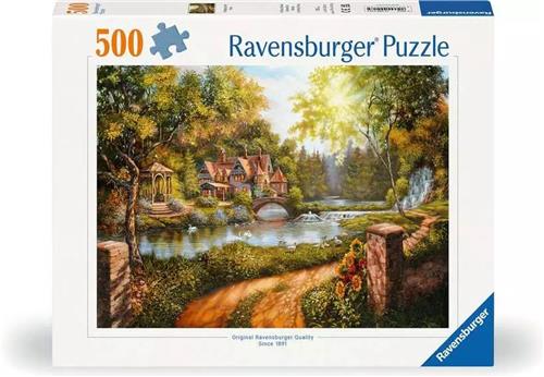 Ravensburger Cottage by the River - 500 Teile.