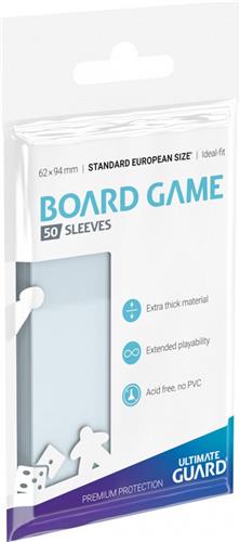 ULTIMATE GUARD Board Game Sleeves Standard European Board Game Kaarthoes