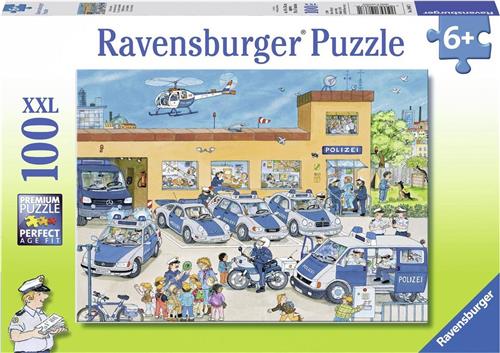Ravensburger Puzzel Politiebureau - 100XXL stukjes - Kinderpuzzel