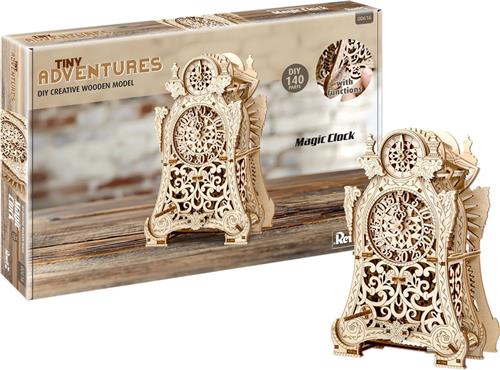 Revell 00616 Tiny Adventures - Magische Klok - 21,8cm - Funtioneel Model Houten Modelbouwpakket
