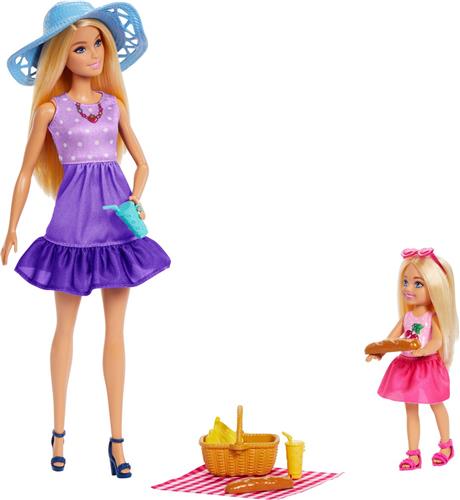 Barbie Malibu Picknickset met Chelsea - Modepop