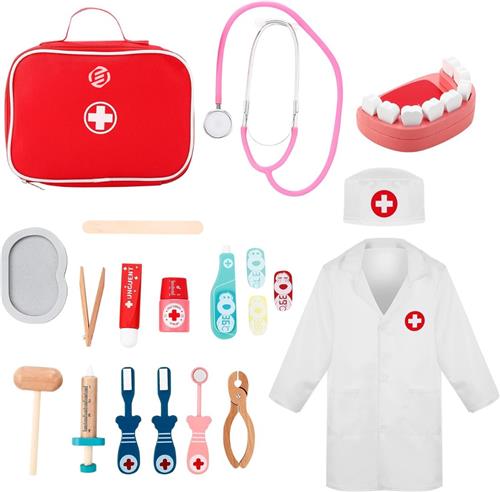 Equivera Dokterset Speelgoed - Dokterset Speelgoed - Dokter Speelgoed - Kinder Speelgoed -