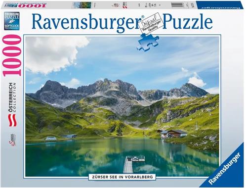 Ravensburger Zürser See in Vorarlberg - 1000 Teile.