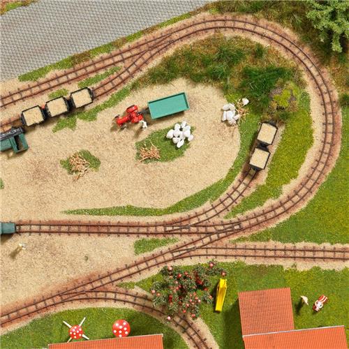 Busch - 1/160 GLEIS-SET N (4/24) * - modelbouwsets, hobbybouwspeelgoed voor kinderen, modelverf en accessoires
