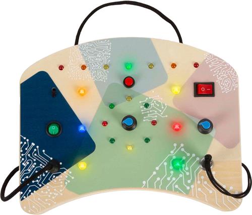 Small Foot - Houten LED Activiteitenbord met Licht en Schakelaars