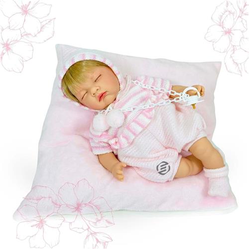 Equivera Reborn Baby Pop - Reborn - Reborn Poppen - Reborn Baby Pop Silicone - Reborn Doll - Reborn Dolls - Reborn Levensechte Pop - Reborn Doll Silicone Baby - Reborn Baby Poppen - Handgemaakt