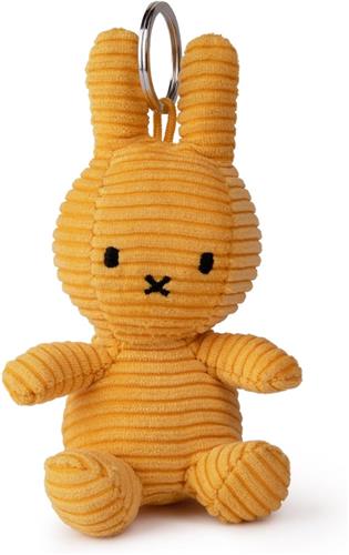 Nijntje Sleutelhanger ECO Corduroy Yellow 10 cm - Knuffel