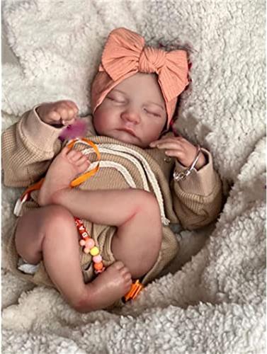 Equivera Reborn Baby Pop - Reborn - Reborn Poppen - Reborn Baby Pop Silicone - Reborn Doll - Reborn Dolls - Reborn Levensechte Pop - Reborn Doll Silicone Baby - Reborn Baby Poppen - Handgemaakt
