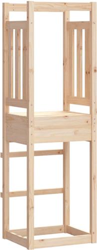 vidaXL Speeltoren 53x46,5x169 cm massief grenenhout