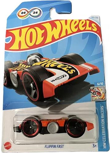 HOT WHEELS FLIPPIN FAST RACING/RED 103/250 1:64 HW CELEBRATION RACERS 6/10