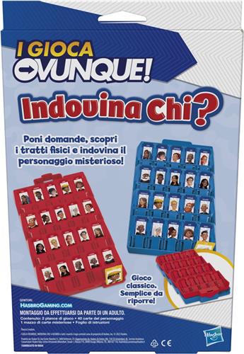 Hasbro Gaming Guess Who? Grab & Go Bordspel Familie