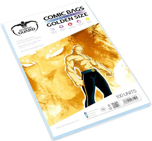 Ultimate Guard Comic Bags Resealable Golden Size (100x) [UGD020001]