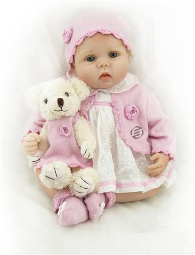 Equivera Reborn Baby Pop - Reborn - Reborn Poppen - Reborn Baby Pop Silicone - Reborn Doll - Reborn Dolls - Reborn Levensechte Pop - Reborn Doll Silicone Baby - Reborn Baby Poppen - Handgemaakt