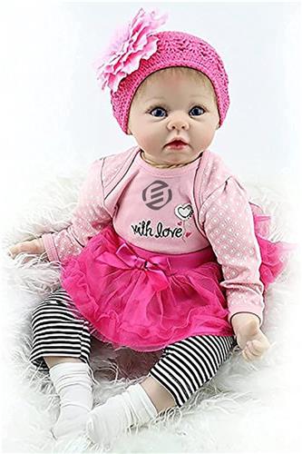 Equivera Reborn Baby Pop - Reborn - Reborn Poppen - Reborn Baby Pop Silicone - Reborn Doll - Reborn Dolls - Reborn Levensechte Pop - Reborn Doll Silicone Baby - Reborn Baby Poppen - Handgemaakt