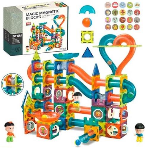 Equivera Knikkerbaan Magnetisch - Knikkerbaan Magnetisch - Knikkerbaan - Magnetisch Speelgoed - Magnetic Toys