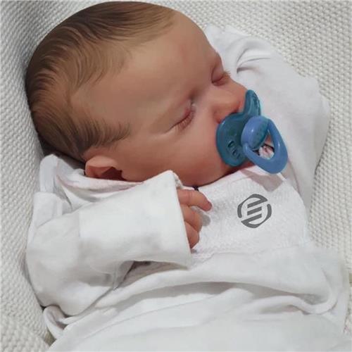 Equivera Reborn Baby Pop - Reborn - Reborn Poppen - Reborn Baby Pop Silicone - Reborn Doll - Reborn Dolls - Reborn Levensechte Pop - Reborn Doll Silicone Baby - Reborn Baby Poppen - Handgemaakt