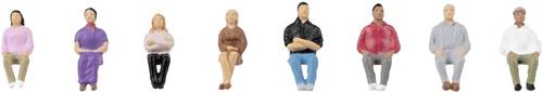 Faller - 1/87 ZITTENDE MENSEN IV (6/23) * - modelbouwsets, hobbybouwspeelgoed voor kinderen, modelverf en accessoires