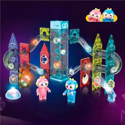 Equivera Knikkerbaan Magnetisch - Knikkerbaan Magnetisch - Knikkerbaan - Magnetisch Speelgoed - Magnetic Toys